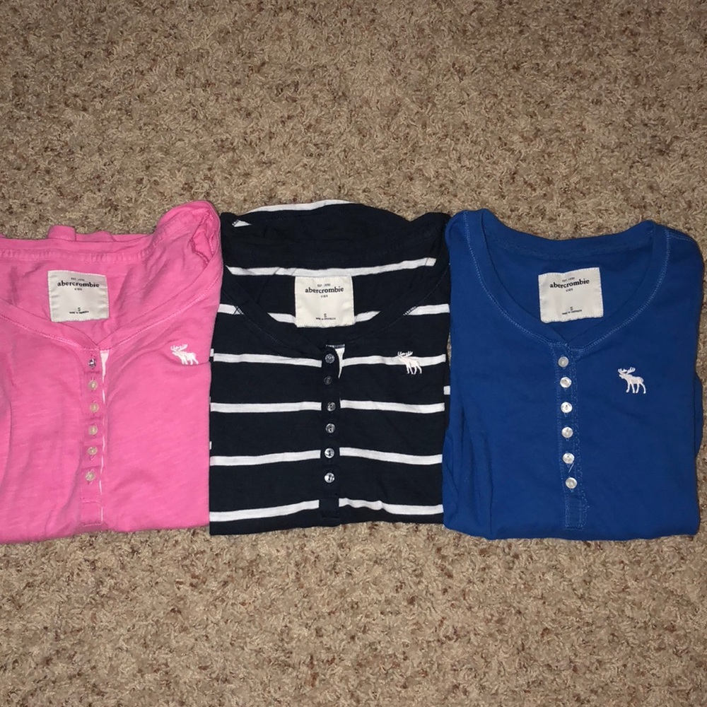 Abercrombie kids set of 3 shirts